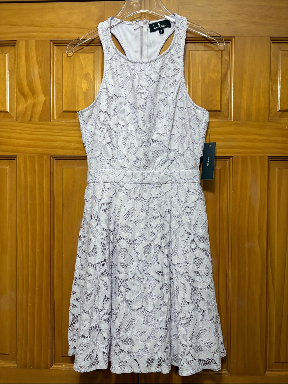 Lulu's Light Lavender Lace Mini Dress Size Small/Medium NWT